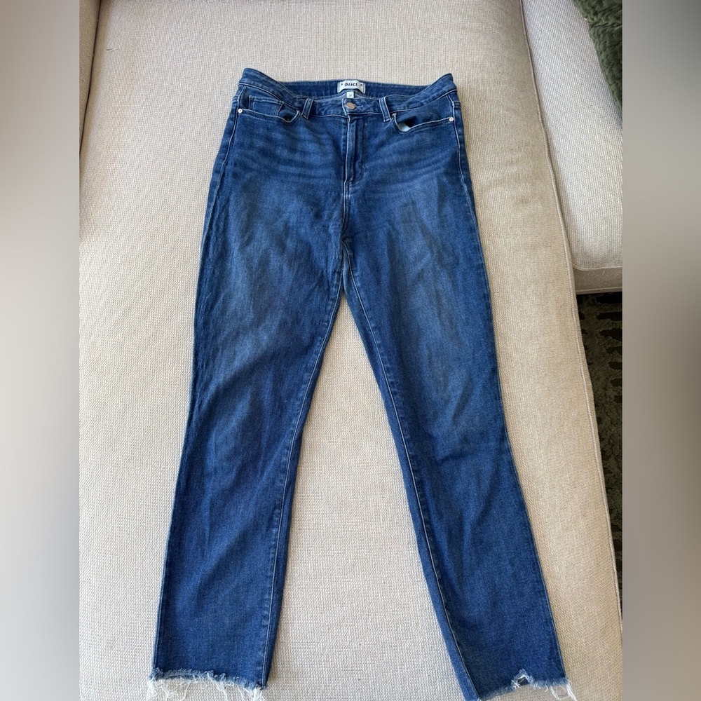 PAIGE Dark Blue Women's Skinny Jeans